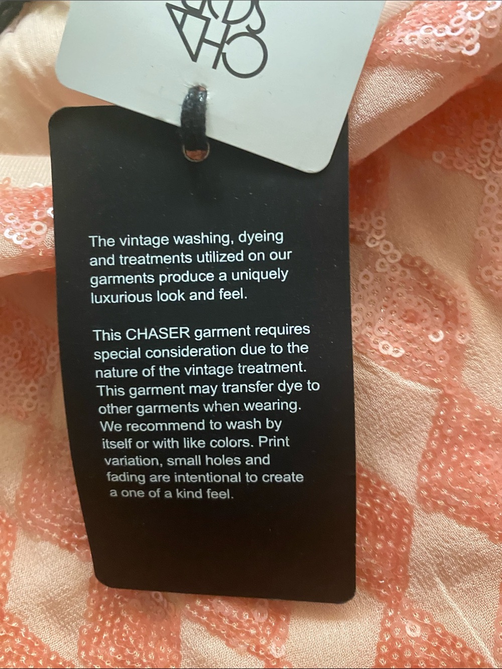 Chaser NWT  medium cooper sequined dress - Picture 12 of 12
